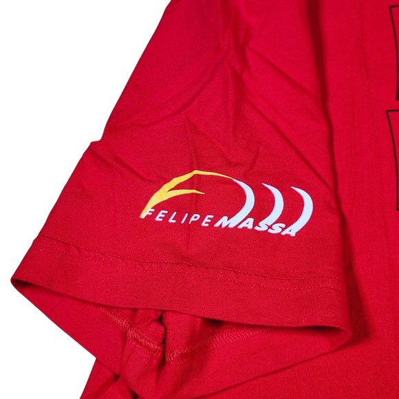 Puma Scuderia Ferrari Felipe Massa 03 F1 Formula 1 Pit Board Red Mens XL T-Shirt - Picture 6 of 13